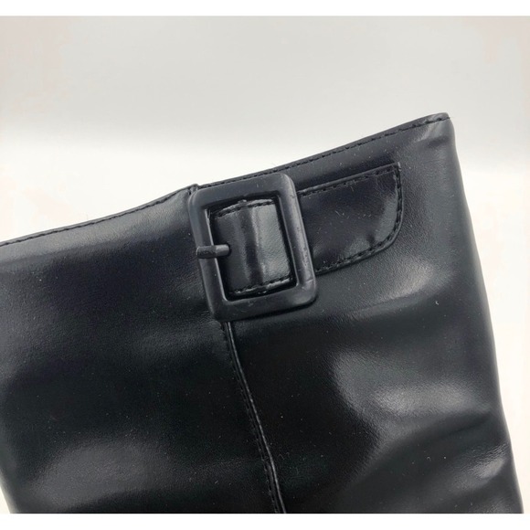 New vintage y2k JOLIE VICTORIA Black Heel Boot with Inside Zipper – Size 8 - Picture 4 of 9